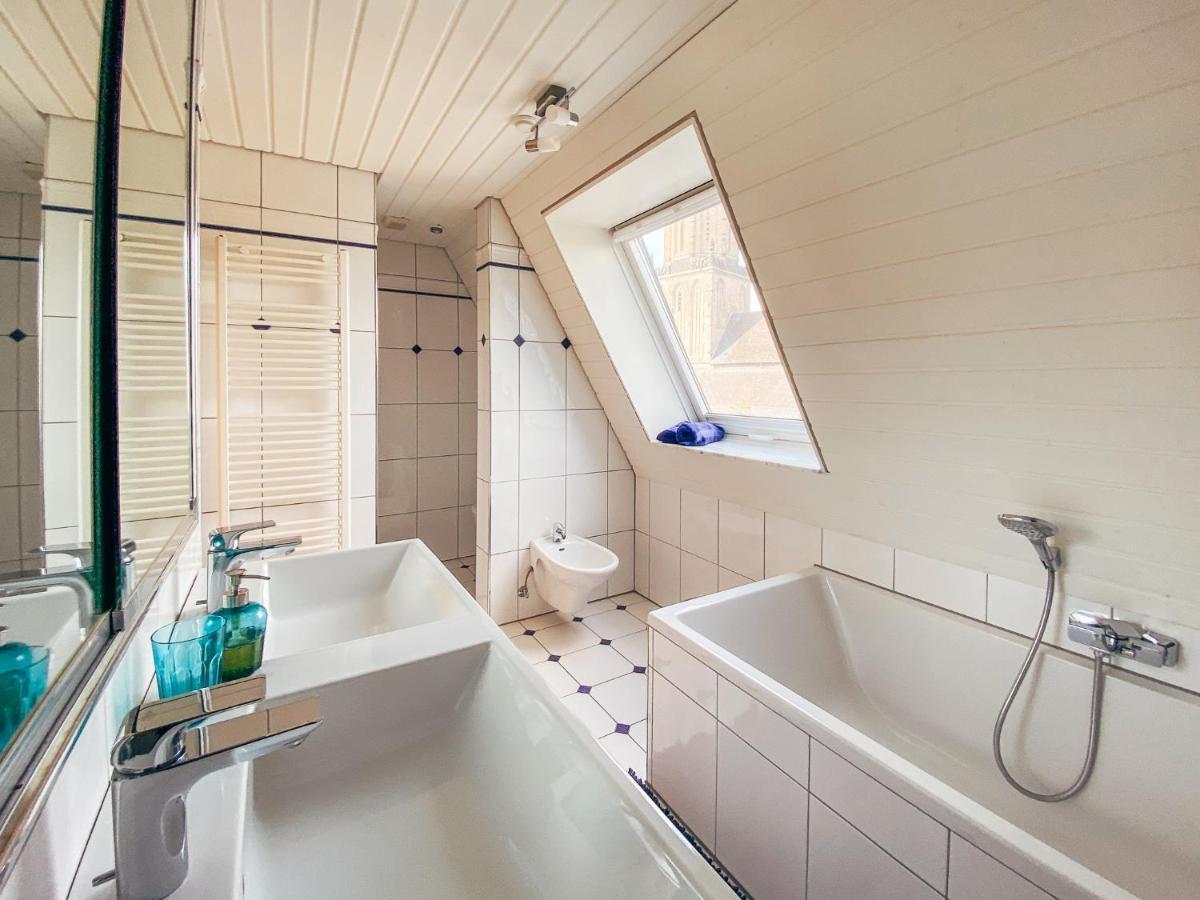 Rheinloft 3 - Grosse Giebelwohnung Mit Dachterrassen An Der Rheinpromenade Emmerich Dış mekan fotoğraf
