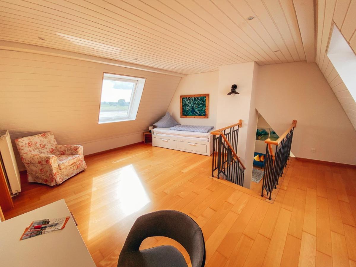 Rheinloft 3 - Grosse Giebelwohnung Mit Dachterrassen An Der Rheinpromenade Emmerich Dış mekan fotoğraf