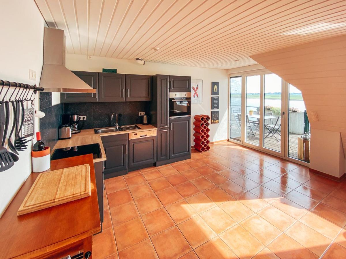 Rheinloft 3 - Grosse Giebelwohnung Mit Dachterrassen An Der Rheinpromenade Emmerich Dış mekan fotoğraf